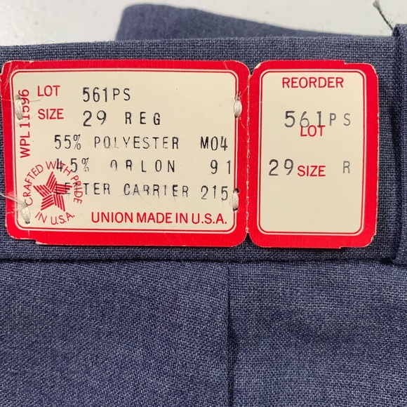 NEW USPS Uniform Pants Trousers USA MADE 20 22 29 30 40 46 48 52 54 - Picture 5 of 16